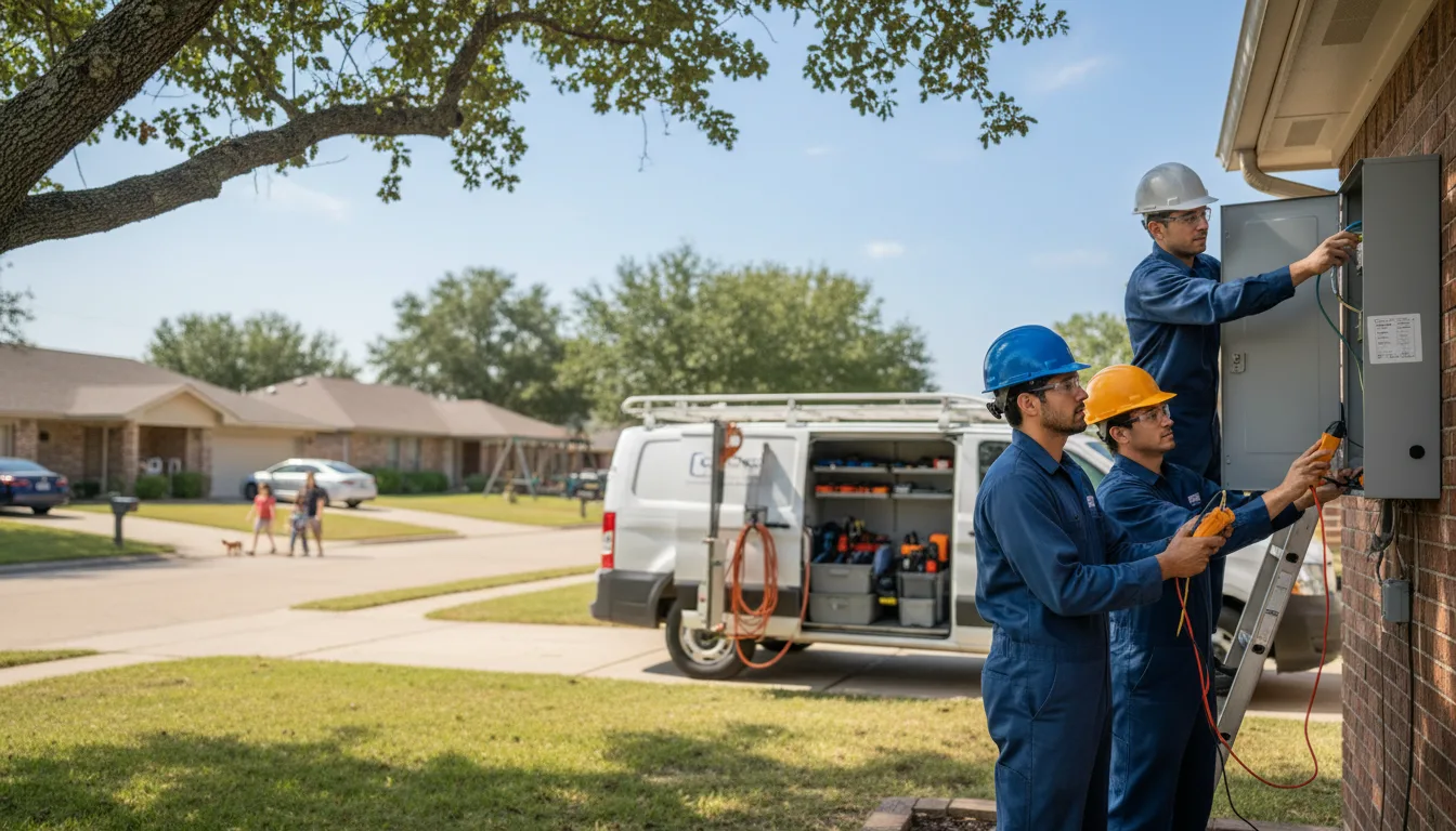 Certified electrician providing emergency electrical services in Clearbrook, MN